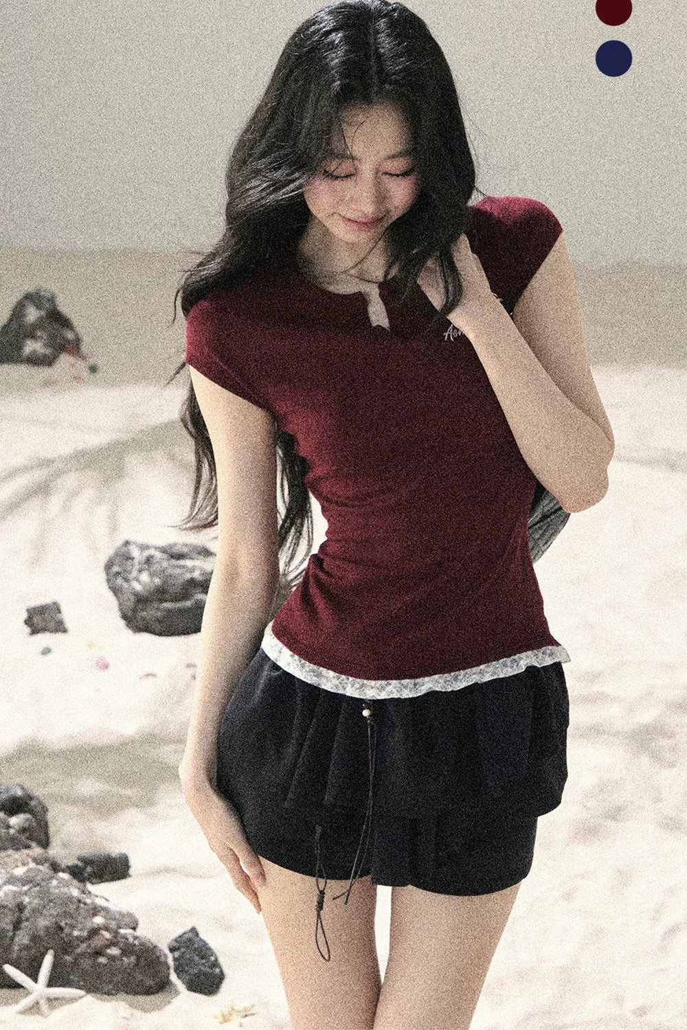 American Lace Two-Piece Top