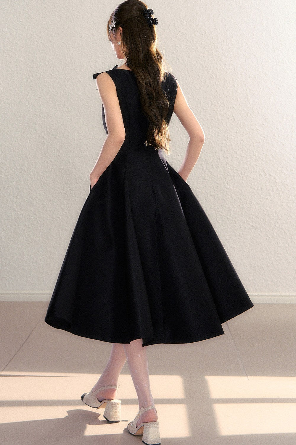Vestido francés efecto adelgazante