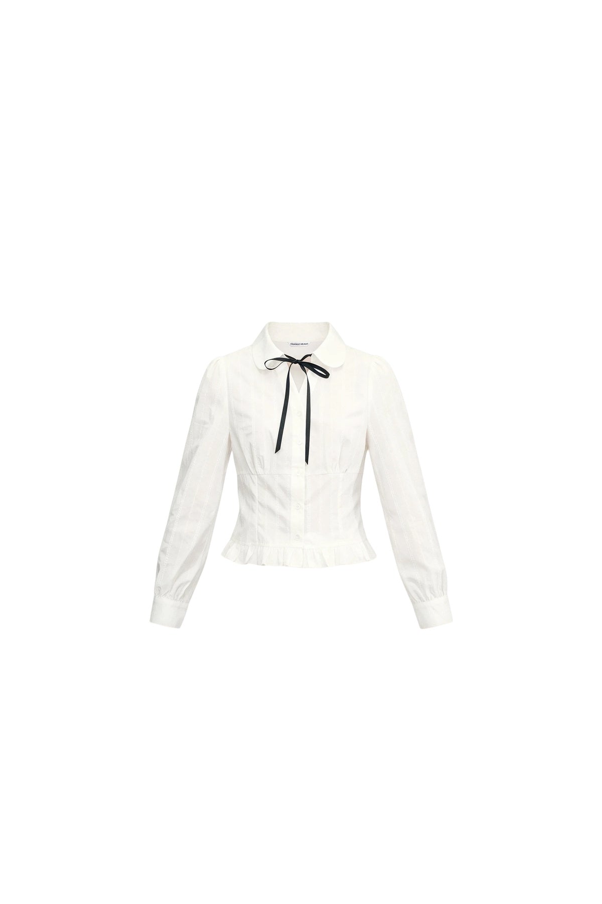Preppy Jacquard Long-Sleeved Shirt and Skirt Set-Up