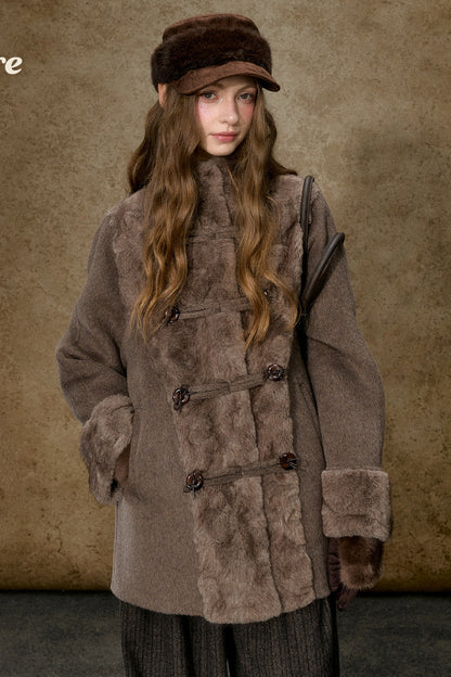Mid-Length Double-Sided Woolen Jacket