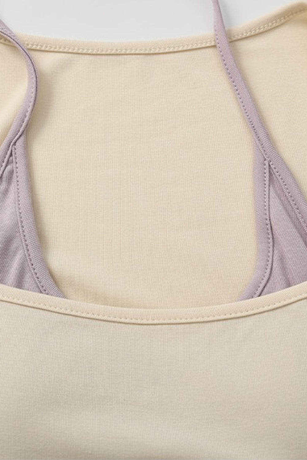 Halter Color-Blocked Camisole and Trousers Set