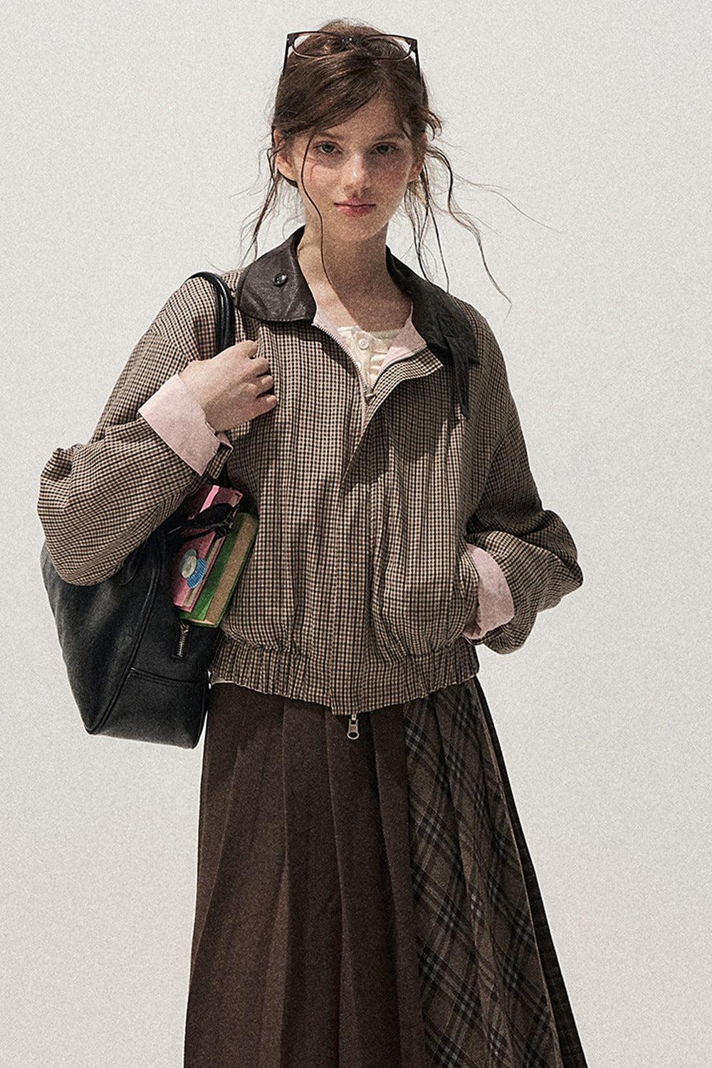Reversible Houndstooth Jacket