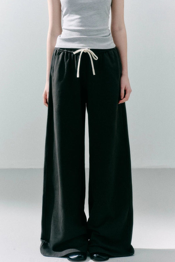 Straight Leg Cotton Sweatpants