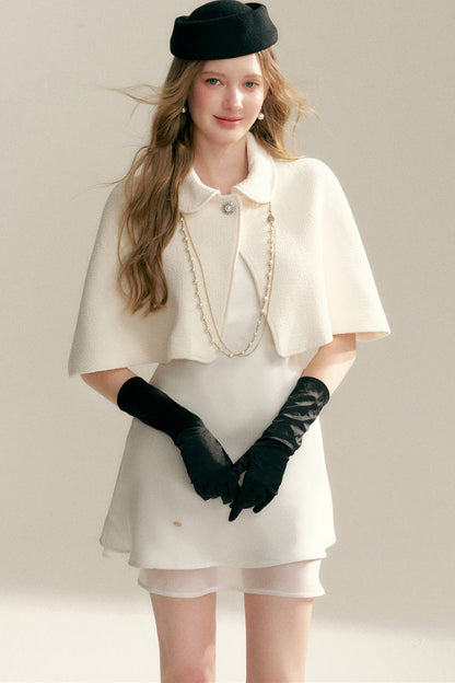 Off-White Sleeveless Cape