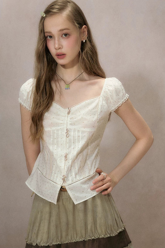 Cloud Starlight Lace Blouse