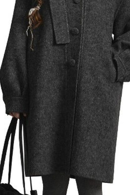 Long Double-Sided Wool Coat