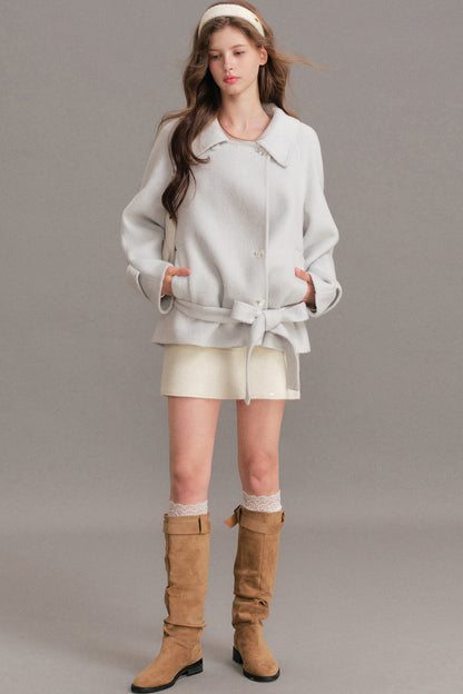 Oversized Double-Faced Wool Coat