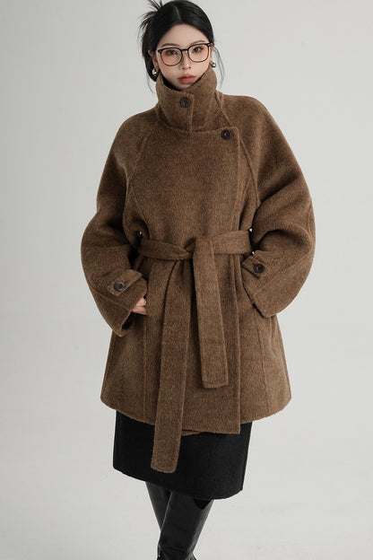 Mid-Length Double-Sided Wool Coat