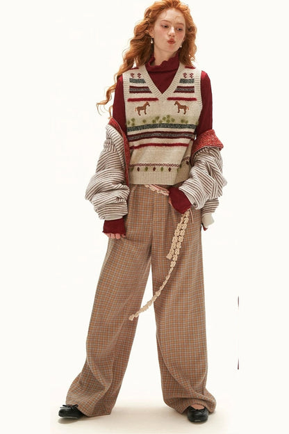 Pastoral Pony Knot-Free Knit Vest