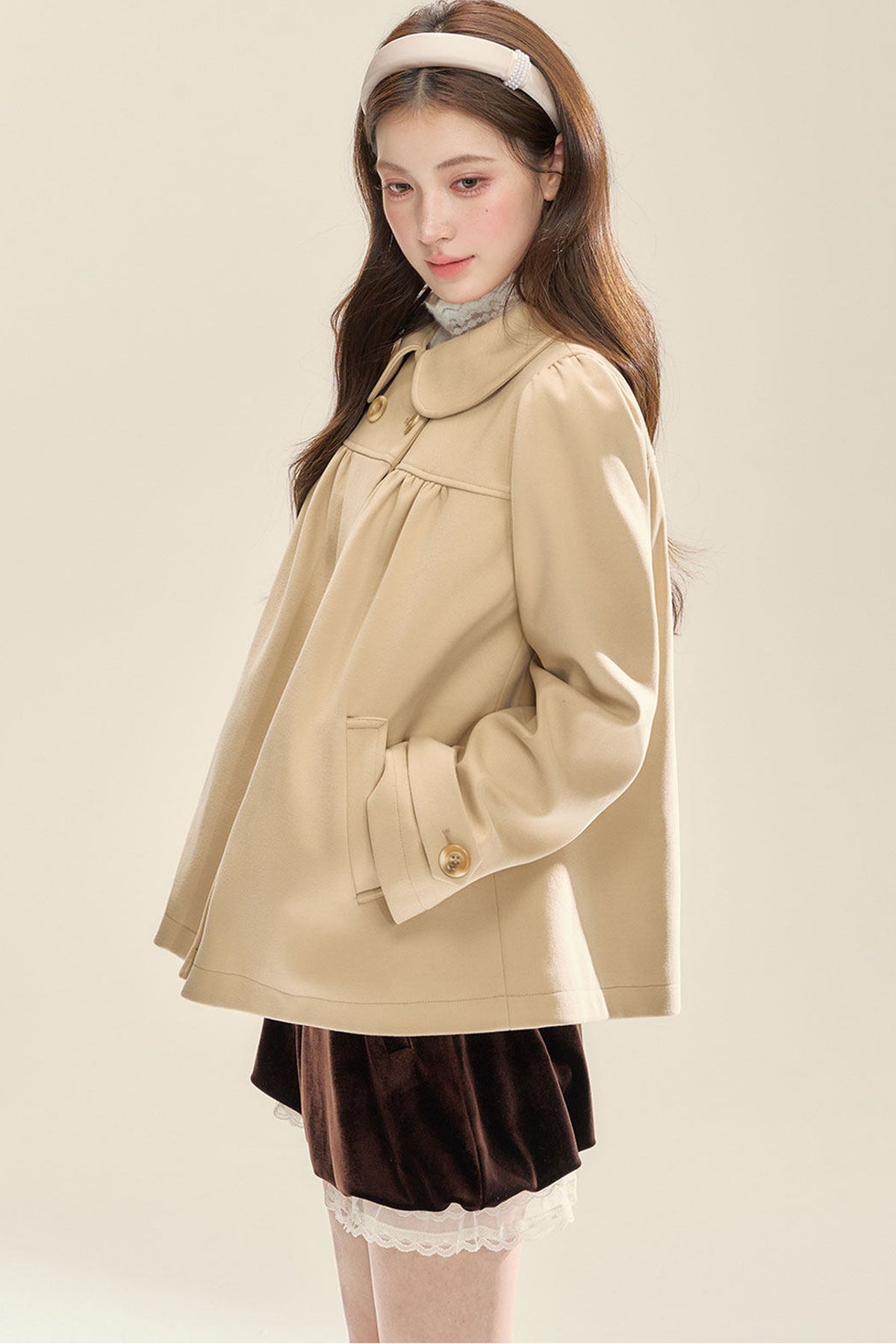 Retro Doll Collar Jacket
