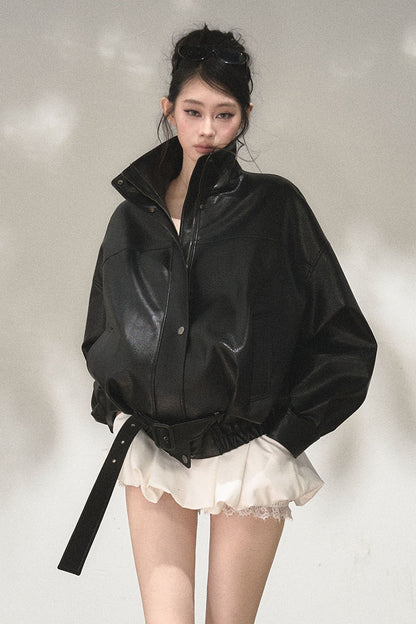 Lace Spliced A-Line Skirt