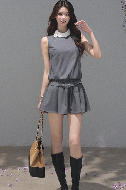 Stand Collar Jellyfish Dress
