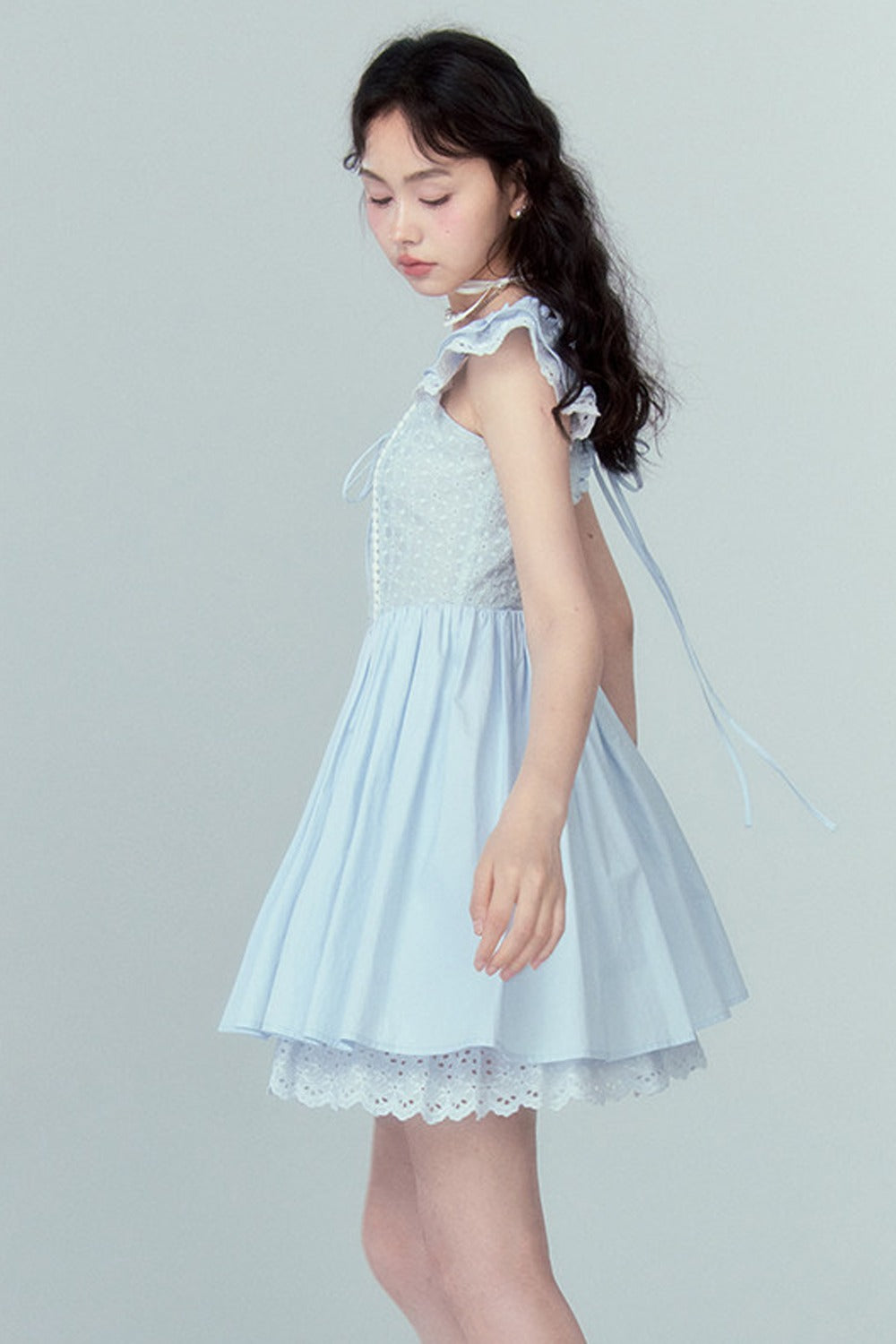 Jacquard Lace Patchwork Dress
