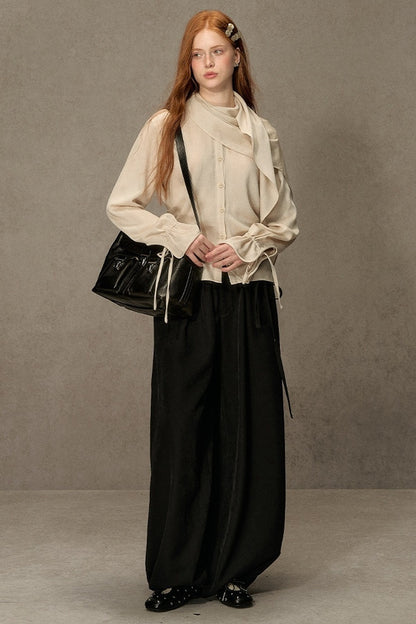 Vintage Lantern Loose Pants