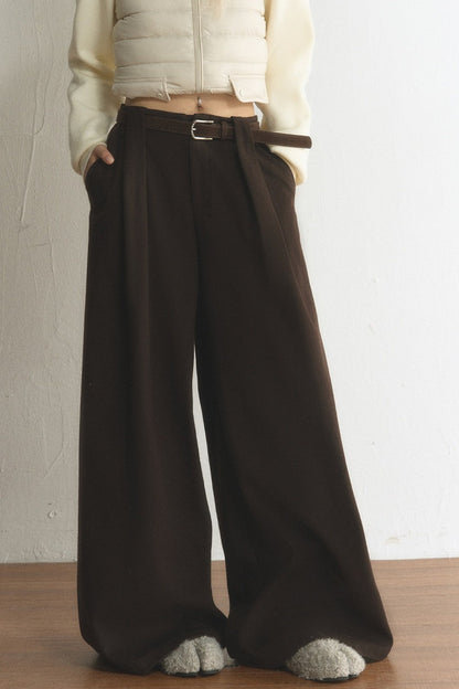 High-Waisted Wide-Leg Pants