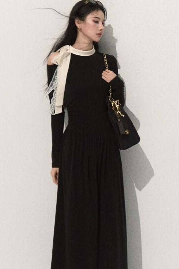 Long Sleeve Knitted Dress
