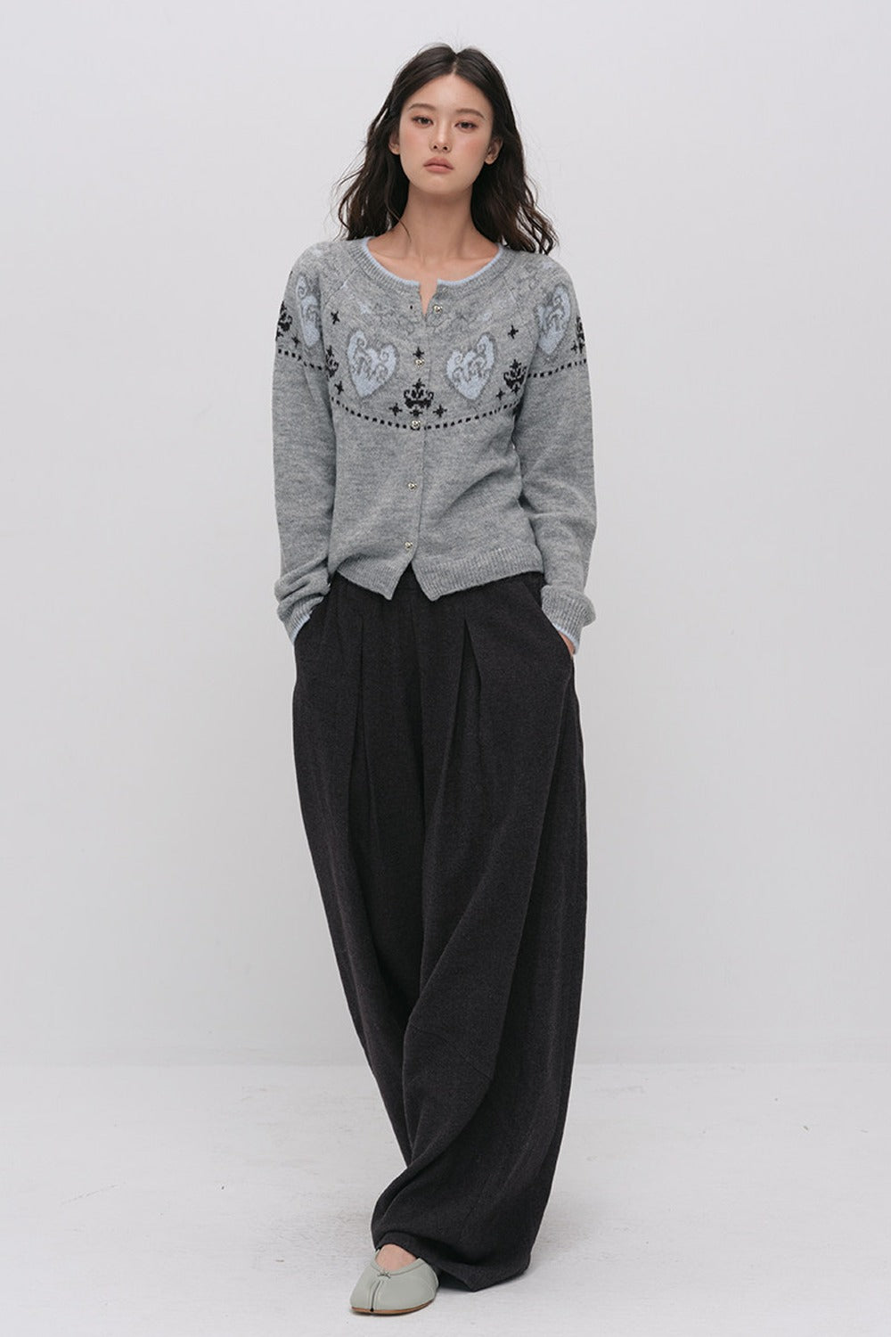 Fair Isle Jacquard Cardigan