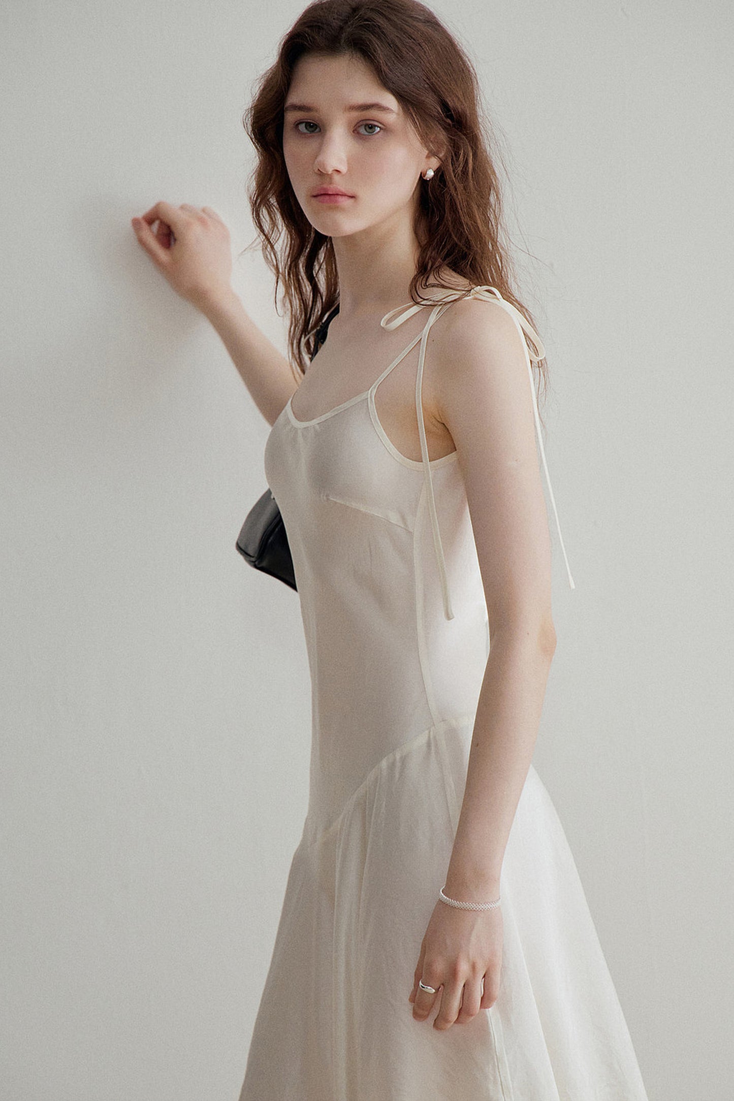 French Acetate Satin Slip Dress