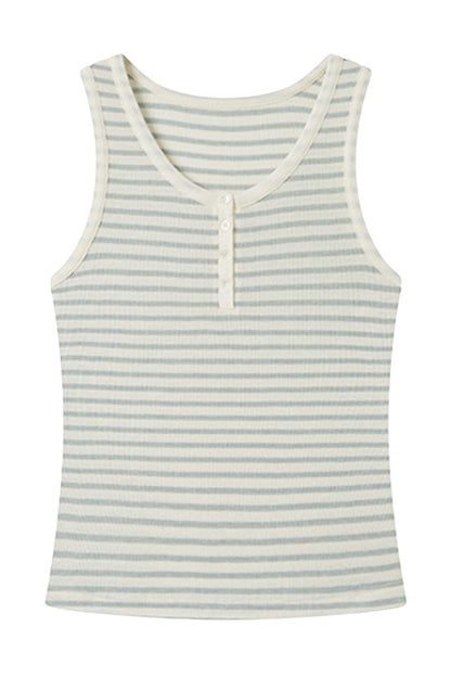 Striped Lyocell Tank Top