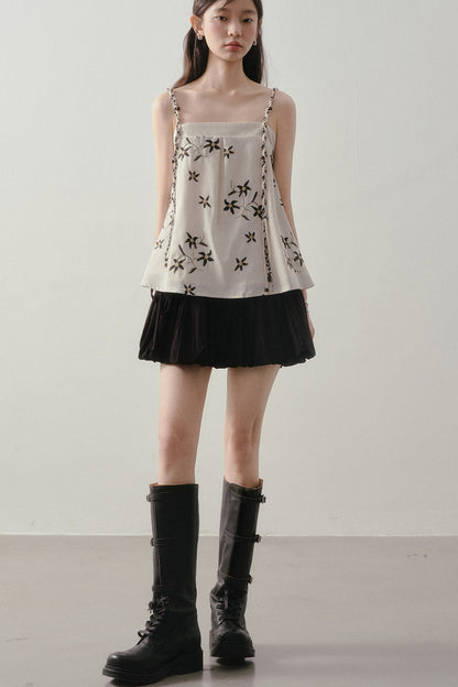 Embroidered Floral Camisole