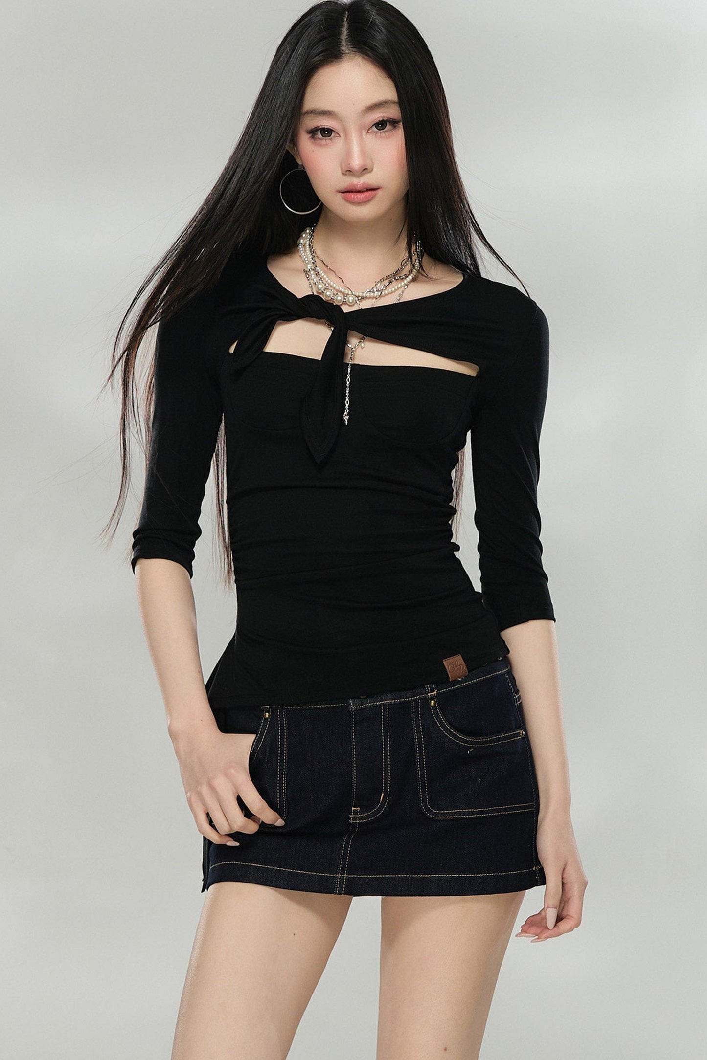 Convertible Lyocell Blouse