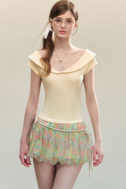 Doll Collar T-Shirt