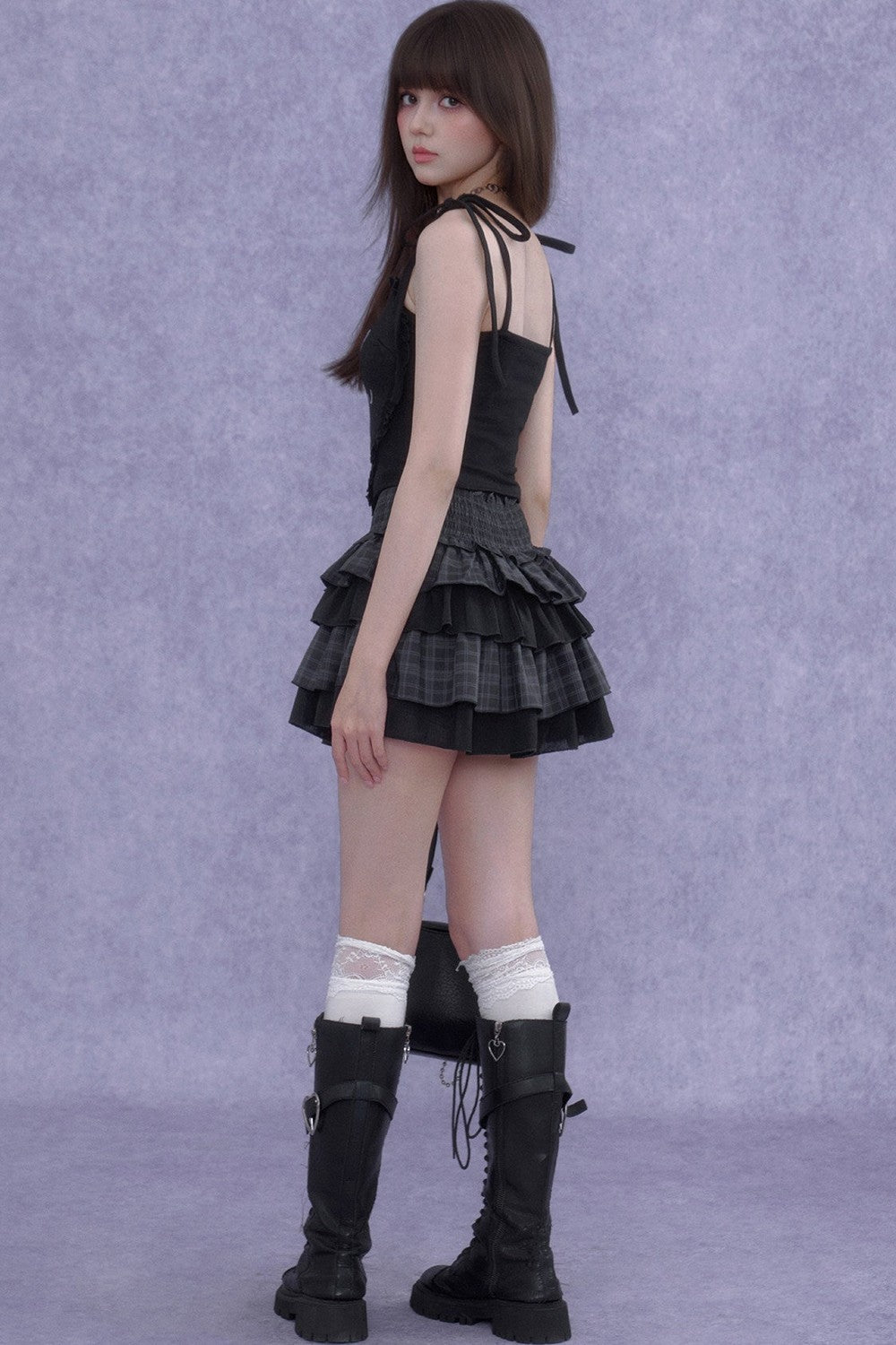 Sweet Cool 3D Heart Camisole Set-Up