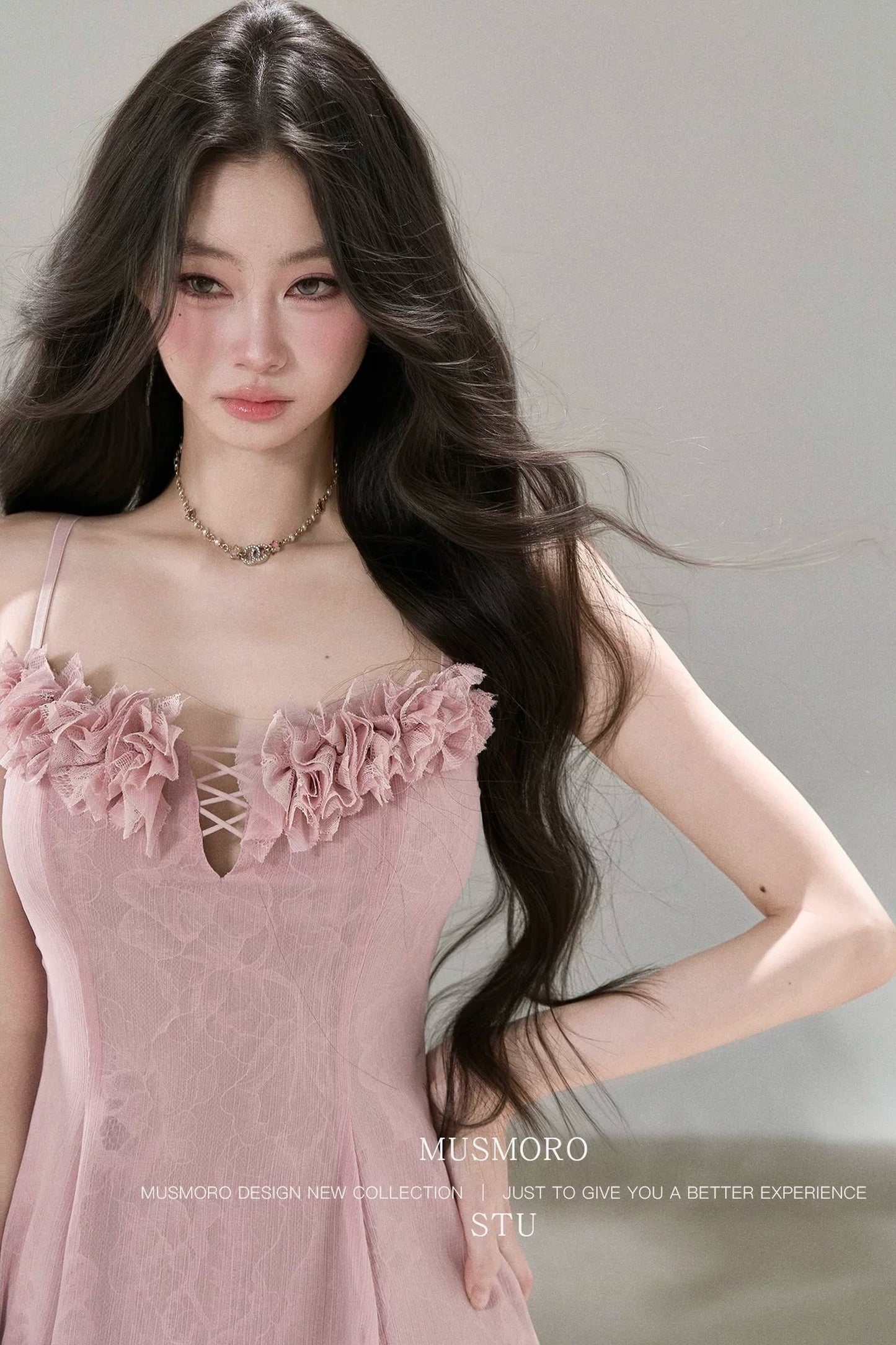Lace Mesh Floral Dress