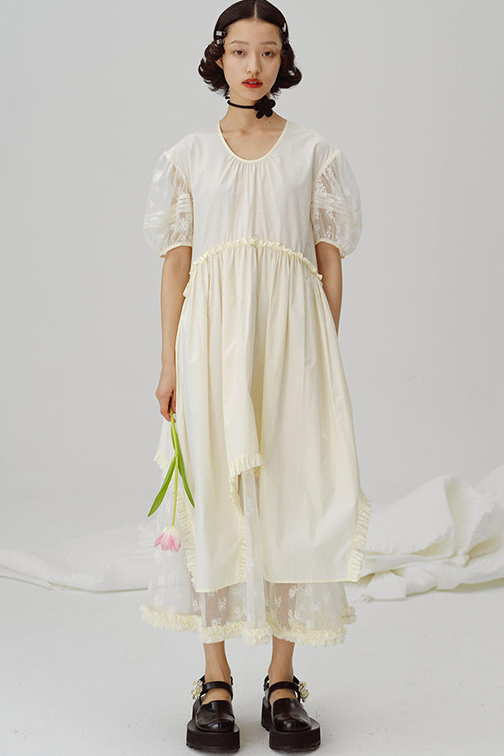 First Love Irregular Hem Dress