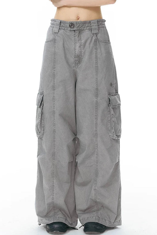 Vintage Embroidered Cargo Pants