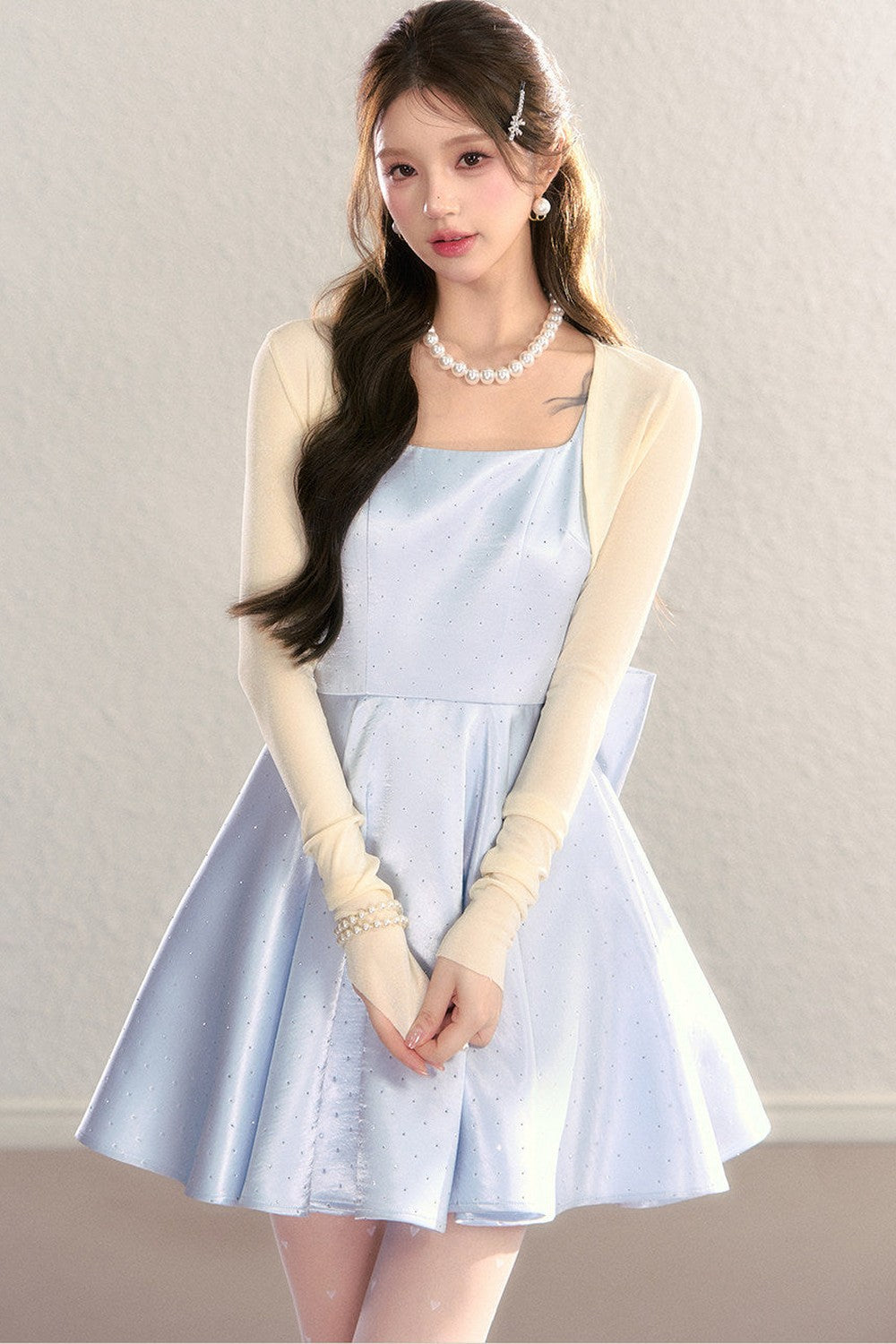 Glitter Princess A-Line Slip Dress