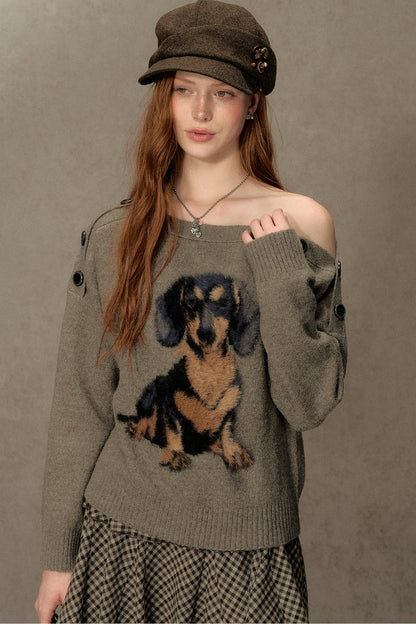 Dachshund Puppy Pullover Sweater