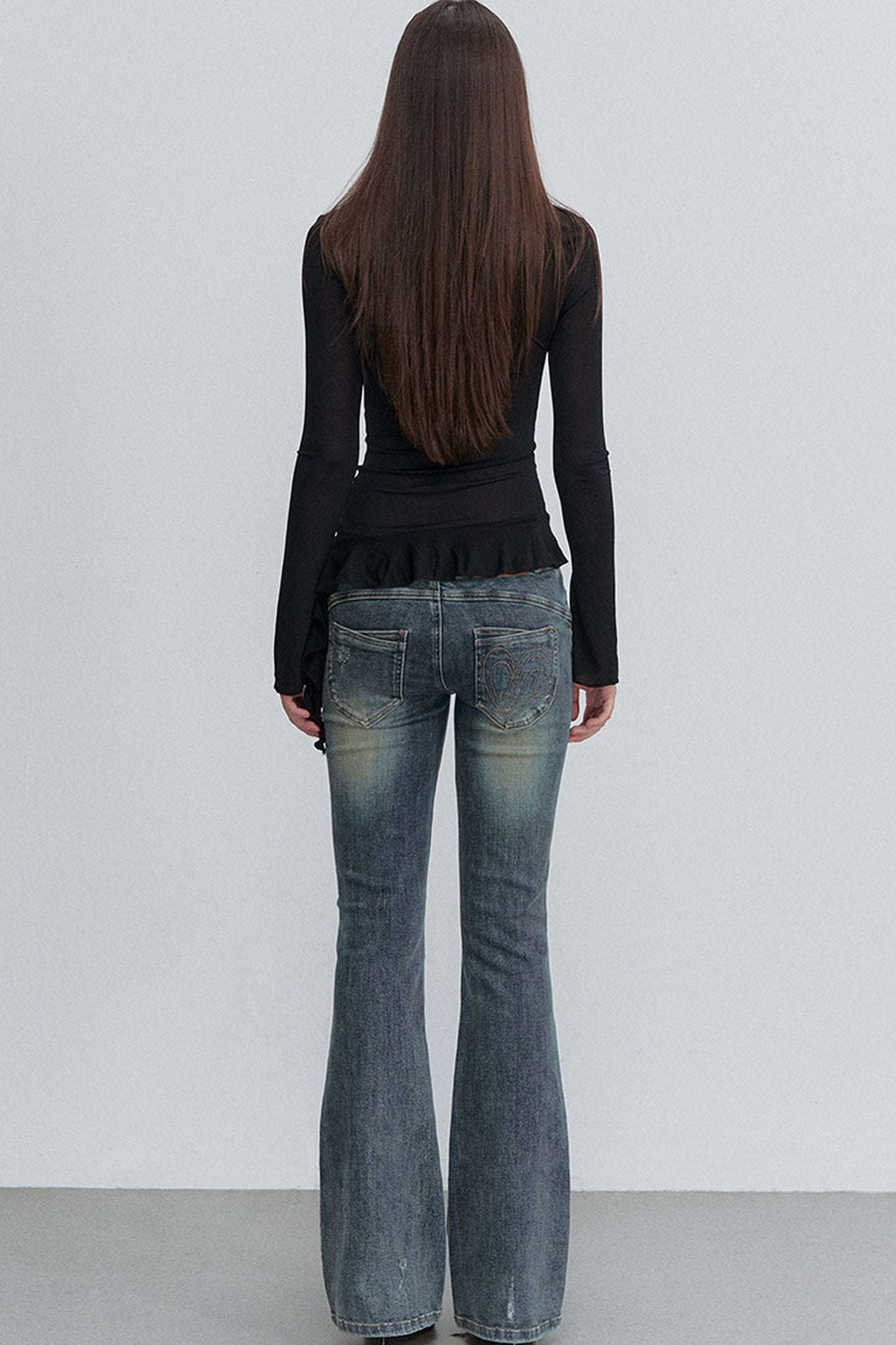 Twist Ruffle Pleated Blouse