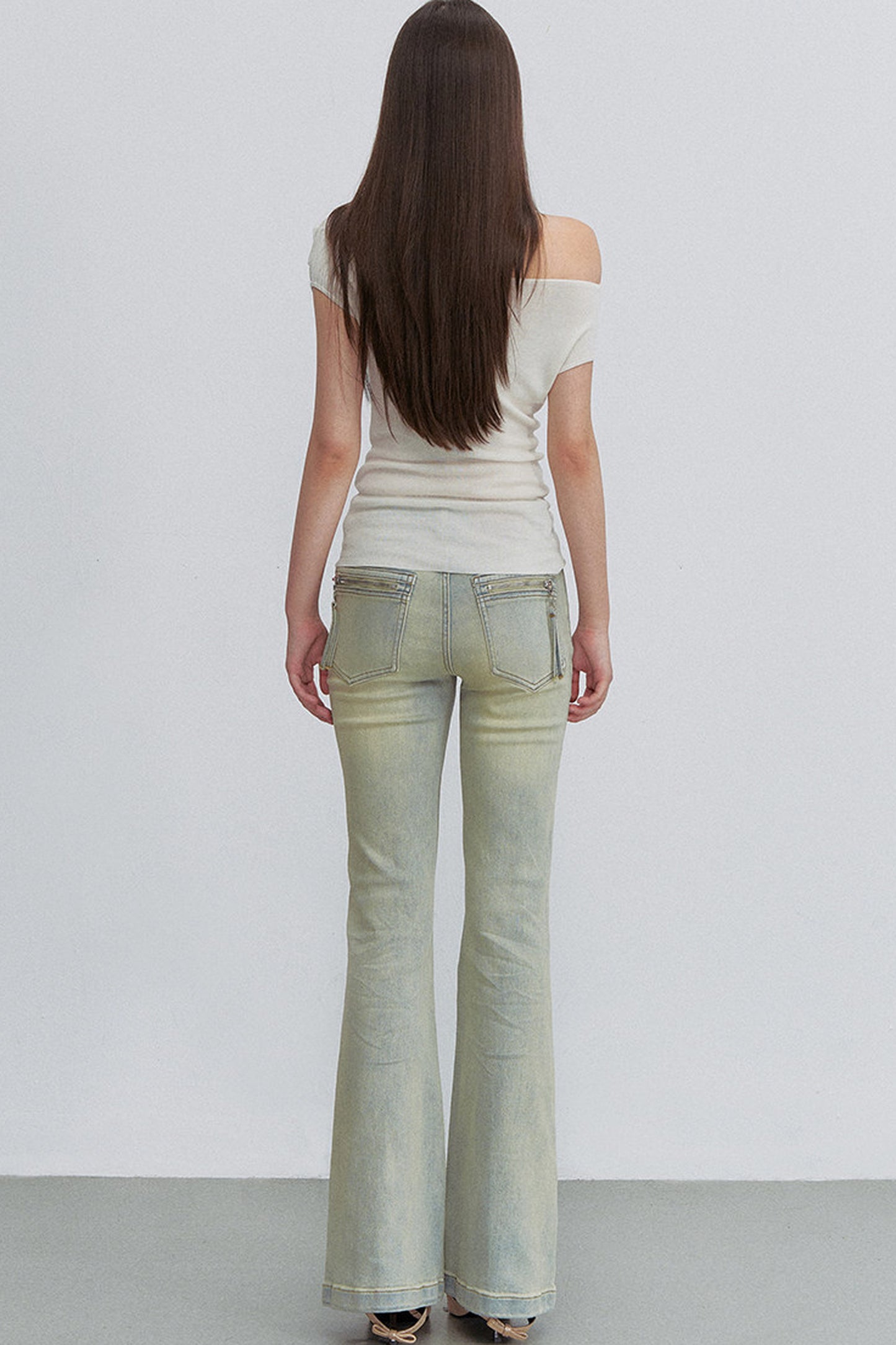 Asymmetrical Tencel Wool Top
