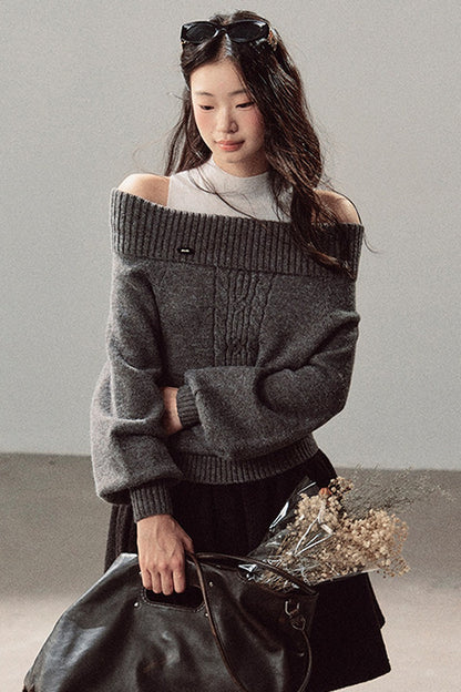Twist Sweater Winter Two-Piece Set