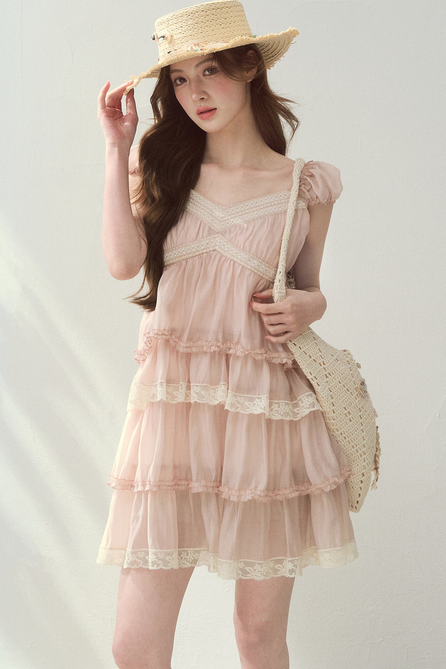 Lyocell Tiered Cake Dress