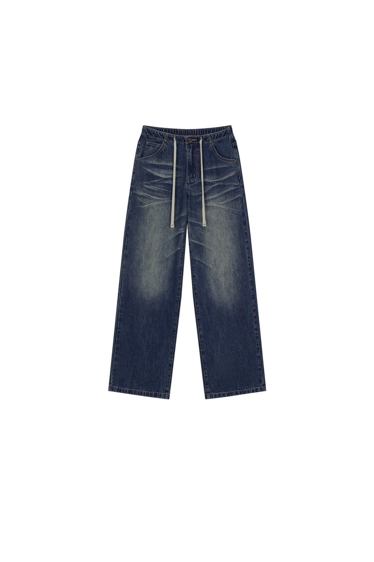 Pantaloni in denim sfumato retrò