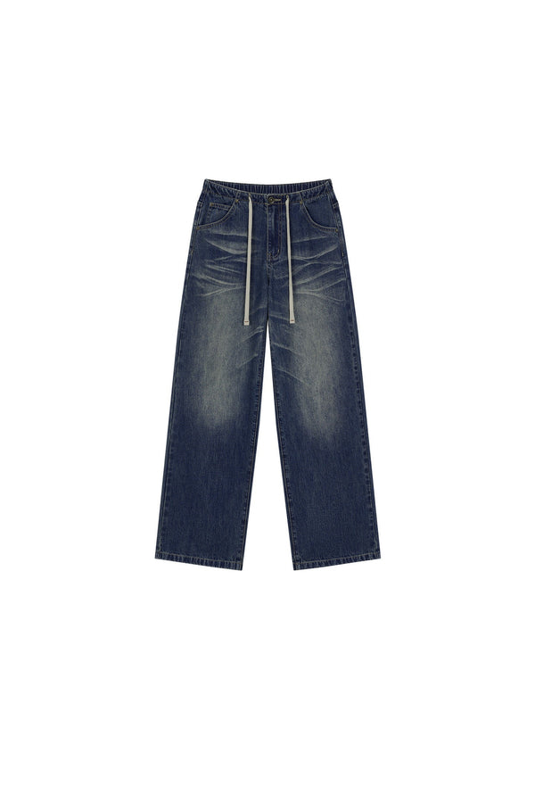 Retro Gradient Denim Pants