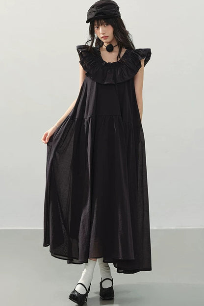 Old Dream Ruffle Dress