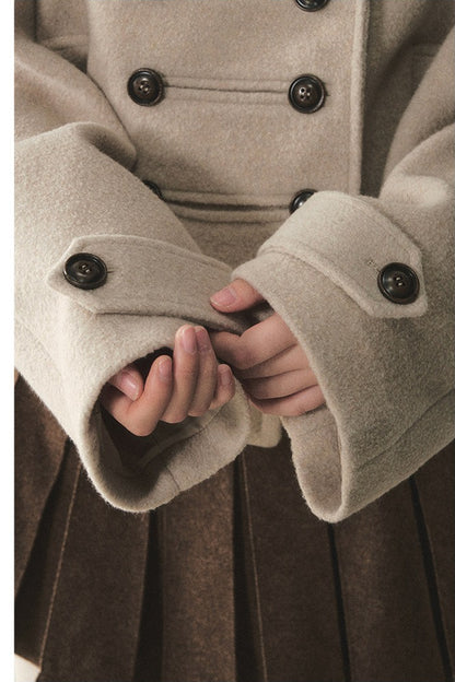Double Breasted Wool Coat