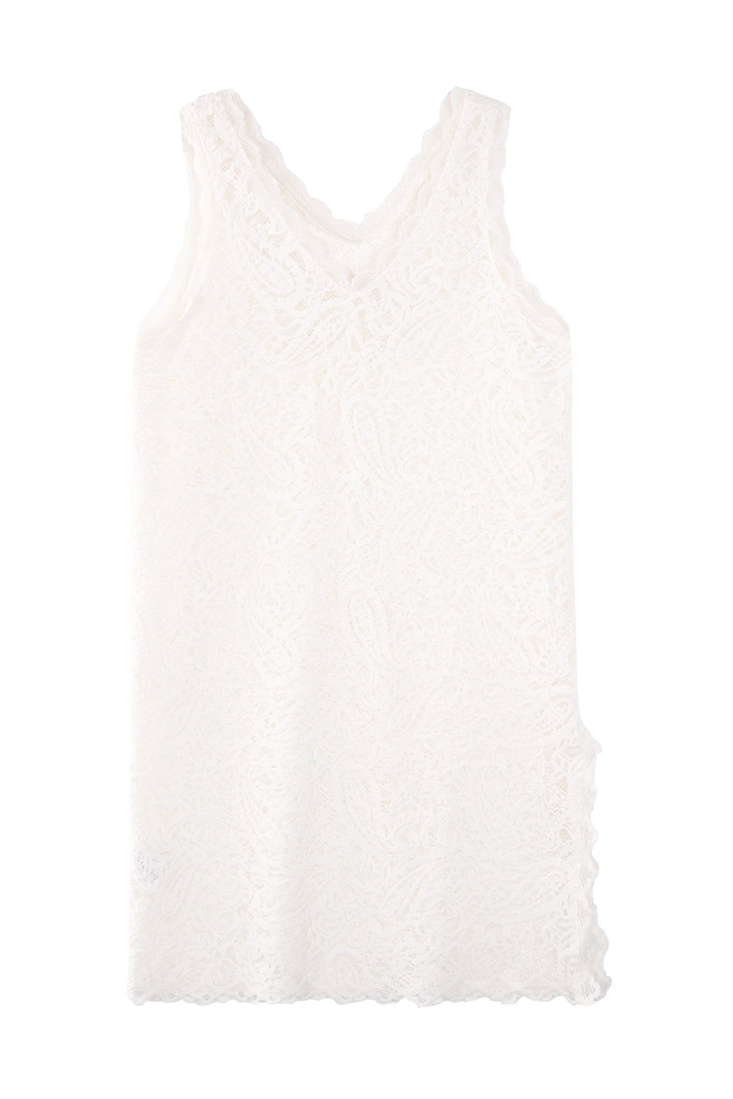 Paisley Cut-Out Lace Dress