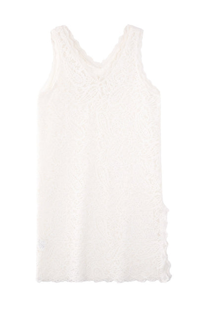 Paisley Cut-Out Lace Dress