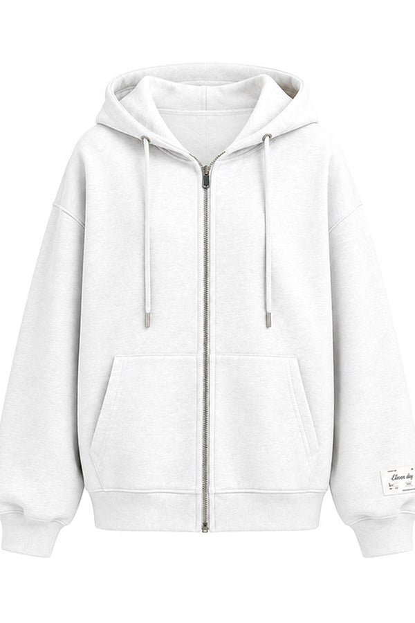 Loose Zip-Up Hoodie