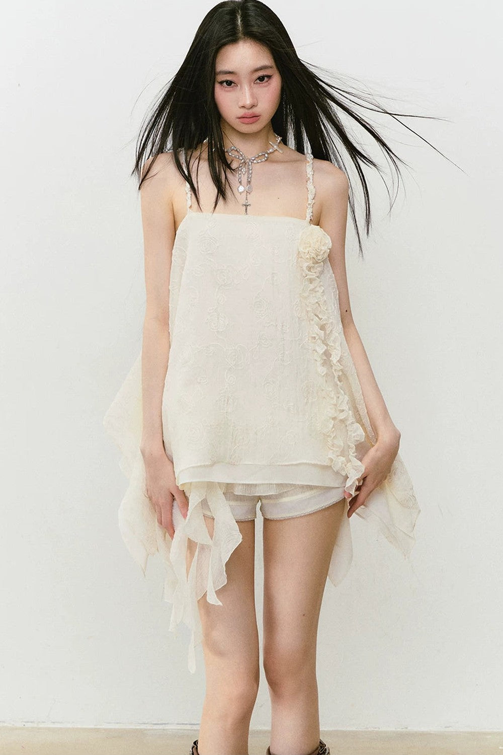 Three-Dimensional Floral Dress