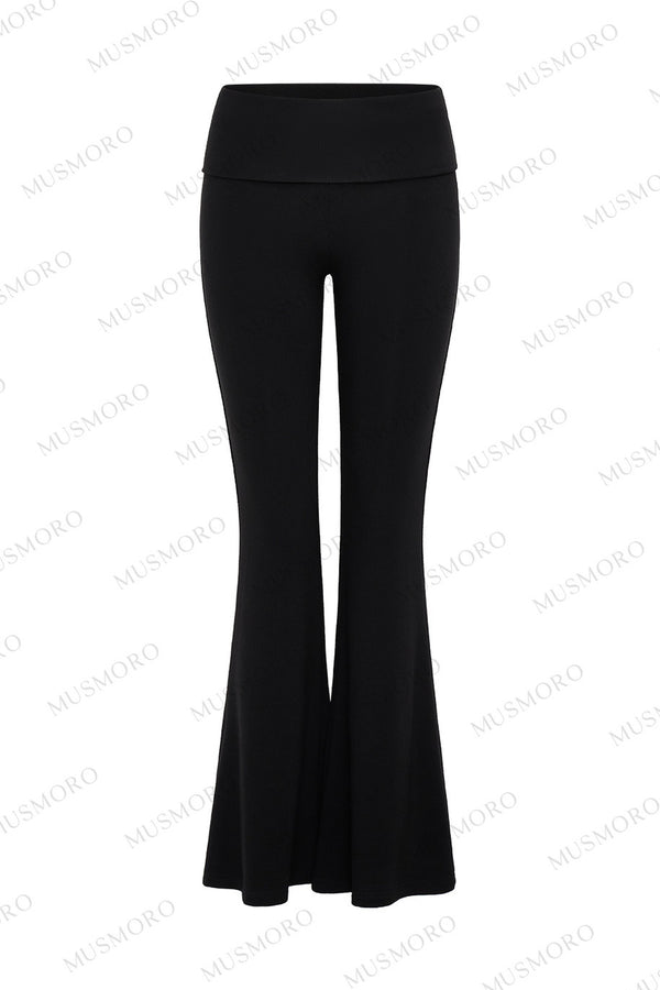 Knit Flared Enhancing Pants