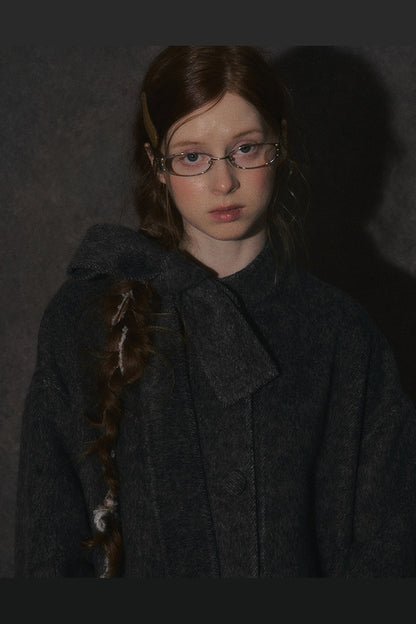 Long Double-Sided Wool Coat