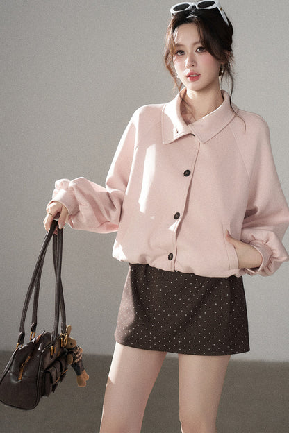 Short Two-Way Floral Jacket