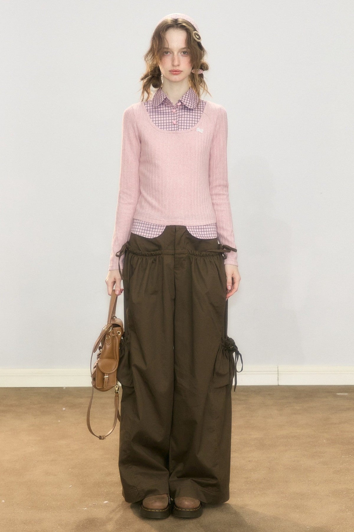 High-Waisted Wide-Leg Cargo Pants