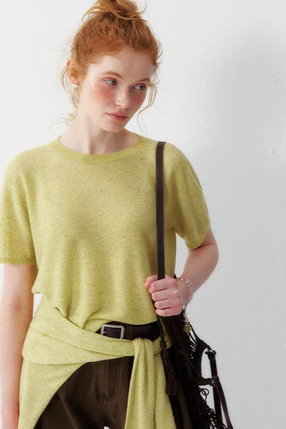 Summer Thin Breathable Knit Cardigan Set-Up