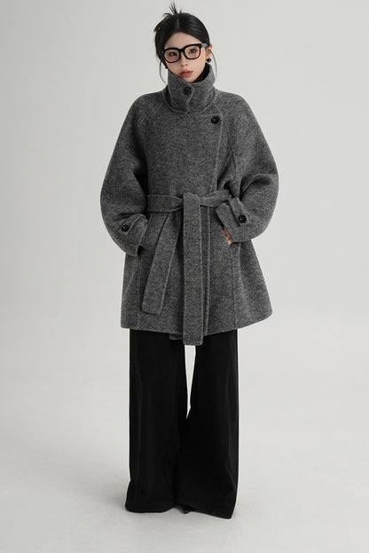Mid-Length Double-Sided Wool Coat